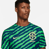 Bộ Thể Thao Nike Màu Xanh -Brazil Men's Nike Dri-FIT - DH6466-490/DM9544-490