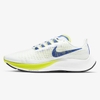 White NIKE Air Zoom Pegasus Green/White