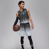 Bộ Thể Thao Nike Màu Xám Trắng - Air Jordan Zion Top Grey - FN5344-010/FN5346-010