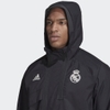 Áo Gió Thể Thao Adidas Màu Đen - adidas Real Madrid Soccer/Football -GR4275