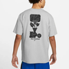 Bộ Thể Thao Màu Xám - Men's Nike Loose Pattern Printing Round Neck Casual Loose Short Sleeve - DQ1906-063/FB8172-063