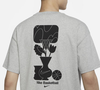 Bộ Thể Thao Màu Xám - Men's Nike Loose Pattern Printing Round Neck Casual Loose Short Sleeve - DQ1906-063/FB8172-063