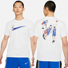 Bộ Thể Thao Chính Hãng Màu Trắng - Basketball Wear Short Sleeve Shirt - DD0806-100