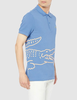 Áo Thể Thao Lacoste Chính Hãng Màu Xanh Dương - Organic cotton big crocodile logo print - PH9739L.776