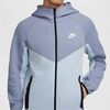 Bộ Thể Thao Nike Chính Hãng Màu Xám Xanh - Tech Fleece Windrunner - FB7922-440/FB8003-440
