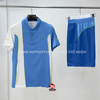 Bộ Thể Thao Nam Lacoste Chính Hãng Màu Xanh - Novak Djokovic Colorblock - DH3543-51-26F/GH9354-51-GSK