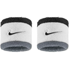 Băng Tay Thể Thao Chính Hãng Nike Swoosh Classic Double Wide Wristbands - màu Trắng Xám Đen BN3000-122