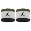 Băng Tay Thể Thao Chính Hãng Nike Jordan Classic Double Wide Wristbands - màu Trắng Đen Xanh JD1006-211