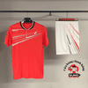 Bộ Thể Thao Màu Đỏ Trắng- MEN COURT GRAPHIC POLO RED-2041A171-601/204A175-100