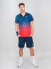 Bộ Thể Thao BidiBadu Màu Đen Đỏ - COLORTWIST POLO - DARK BLUE/ RED -BIDIBADU 20