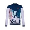 Áo Thể Thao Bidibadu Màu Xanh- BIDI BADU Hayo Tech Jacket - white/dark blue-M19070212-WHDBL