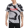 Bộ Thể Thao Nike Màu Trắng Đen - NIKE DRI FIT FC JERSEY - FB6408-100