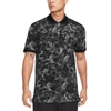 Bộ Thể Thao Nike Màu Đen-Set Nike Dri-Fit Printed Slim Fit Polo - DA4364-010/DA4374-010