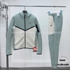 Bộ Thể Thao Chính Hãng Nike Sportswear Tech Fleece Windrunner Tracksuit - màu Xanh Kem HV0950-020/HV0959-020