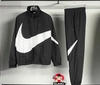 Bộ Gió Thể Thao Chính Hãng Màu Đen -Nike Large Logo Printing Zipper