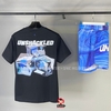 Quần Thể Thao Chính Hãng UNSHACKLED WAVE BLUE SHORT - màu Xanh Dương UNSHACKLED81