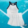 Chân Váy Thể Thao Chính Hãng Wilson Midtown Tennis Skirt - màu Trắng WW00160331-WTA