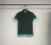 LACOSTE Men's Regular Fit Textured Cotton Piqué Polo In Green,blue