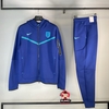 Bộ Thể Thao Nike Màu Xanh- England Men's Nike Full-Zip Tech Fleece -DH4771-492/DH4783-492