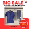 Bộ Thể Thao Màu Xanh-Set adidas FREELIFT TENNIS POLO SHIRT ENGINEERED-FT5809/FT5807