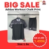 Bộ Thể Thao Adidas Màu Đen - Adidas Workout Chalk Print - HN8535/HN8538