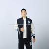 Bộ Thể Thao Nike Màu Xanh-Nike Colorblock Printing Logo Alphabet-DX6054-498/DX5682-498