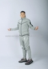 Bộ Thể Thao Nike Màu Xám - Nike Printing Full-Length Zipper - DM6475-063/DM6481-063