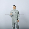 Bộ Thể Thao Nike Màu Xám - Nike Printing Full-Length Zipper - DM6475-063/DM6481-063