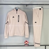 Bộ Thể Thao Adidas Màu Hồng - Designed for Gameday Full-Zip - IC8047/IC8034