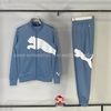 Bộ Thể Thao Puma Màu Xanh - Puma Knit Jacket Set - 522643 01/522644