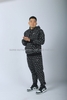 Bộ Thể Thao Nike Màu Đen - Nike Sportswear Club Fleece Monogram -FJ1637-011/FJ1635-011