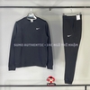 Bộ Thể Thao Nike Màu Đen - Nike Club Fleece Crew Set - 623459-010/716831-010