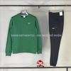 Bộ Thể Thao Nike Màu Xanh - Nike Club Fleece Crew Set -623459-341/ 716831-010