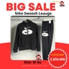 Bộ Thể Thao Nike Màu Đen-Nike Swoosh League Brushed Back Pullover-DM5458-010/DM5467-010