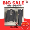 Bộ Thể Tha Nike Màu Đen-Nike Sportswear Men's French Terry Hoodie-DM5279-045/DM5271-045