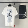 Bộ Thể Thao Nike Màu Trắng - Nike Jordan Blue Logo Brand - FN6030-100/DV5028-010