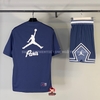 Bộ Thể Thao Nike Màu Xanh - Air Jordan PSG Statement Tee Midnight - DM4138-410/DX1488-410