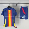 Bộ Thể Thao Adidas Màu Xanh Kẻ Vàng - adidas Spain Pre-Match Jersey - Blue - IW7891/IP6394