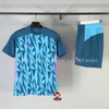 Bộ Thể Thao Puma Chính Hãng Màu Xanh - INDIVIDUAL PUMAFTBL PRO SS AOP TEE - 659129 68/659131 56