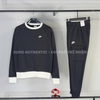 Bộ Thể Thao Nike Chính Hãng Màu Đen - FLEECE LONG SLEEVE - FV5379-010/CD3130-010