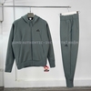 Bộ Thể Thao Adidas Chính Hãng Màu Xanh rêu - Z.N.E. Full Zip Hoody - IR5240/IR5244