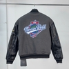 Áo Khoác Thể Thao Mercier Màu Đen Chính Hãng - Black Steel Rodman Varsity Jacket