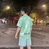 Bộ Thể Thao Nam Puma Chính Hãng Màu Xanh Lá Cây - AC Milan Retro Jersey - 777705-25/778198-13