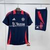 Bộ Quần Áo Thể Thao Adidas Chính Hãng Màu Xanh Navy - Manchester United - IT2010/IT2027
