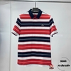 Áo Polo Lacoste Chính Hãng kẻ ngang đỏ trắng-DH7497-99-IQD