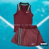 Áo Sát Nách Polo Thể Thao Chính Hãng Nike Màu Đỏ Mận-FZ6753-619