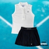 Áo Thể Thao Chính Hãng Sergio Tacchini Ba Lỗ Cổ Polo Màu Trắng TWPQ11053-WHS