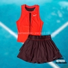 Chân Váy Thể Thao Chính Hãng Nike Court Slam Dri-FIT - màu Đỏ Đô HJ8985-652