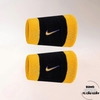 Băng Tay Thể Thao Chính Hãng Nike Swoosh Classic Double Wide Wristbands - màu Đen Vàng BN4000-009