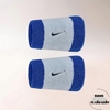Băng Tay Thể Thao Chính Hãng Nike Swoosh Classic Double Wide Wristbands - màu Xanh Dương Xám BN4000-069